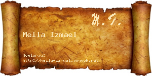 Meila Izmael névjegykártya